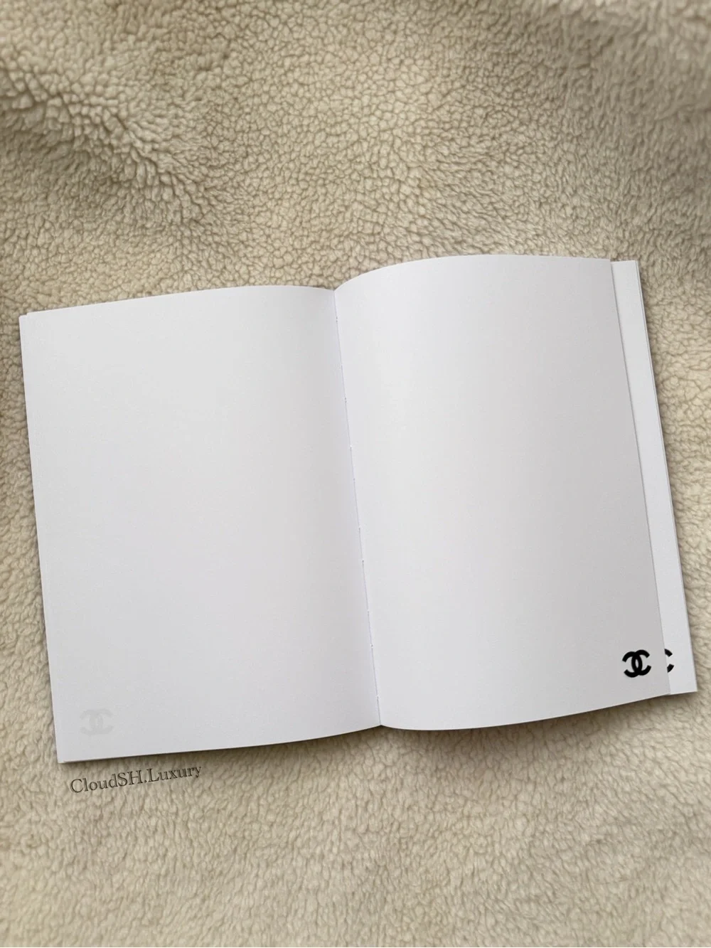 Auth Chanel CC Logo A5 Blank Notebook Refill